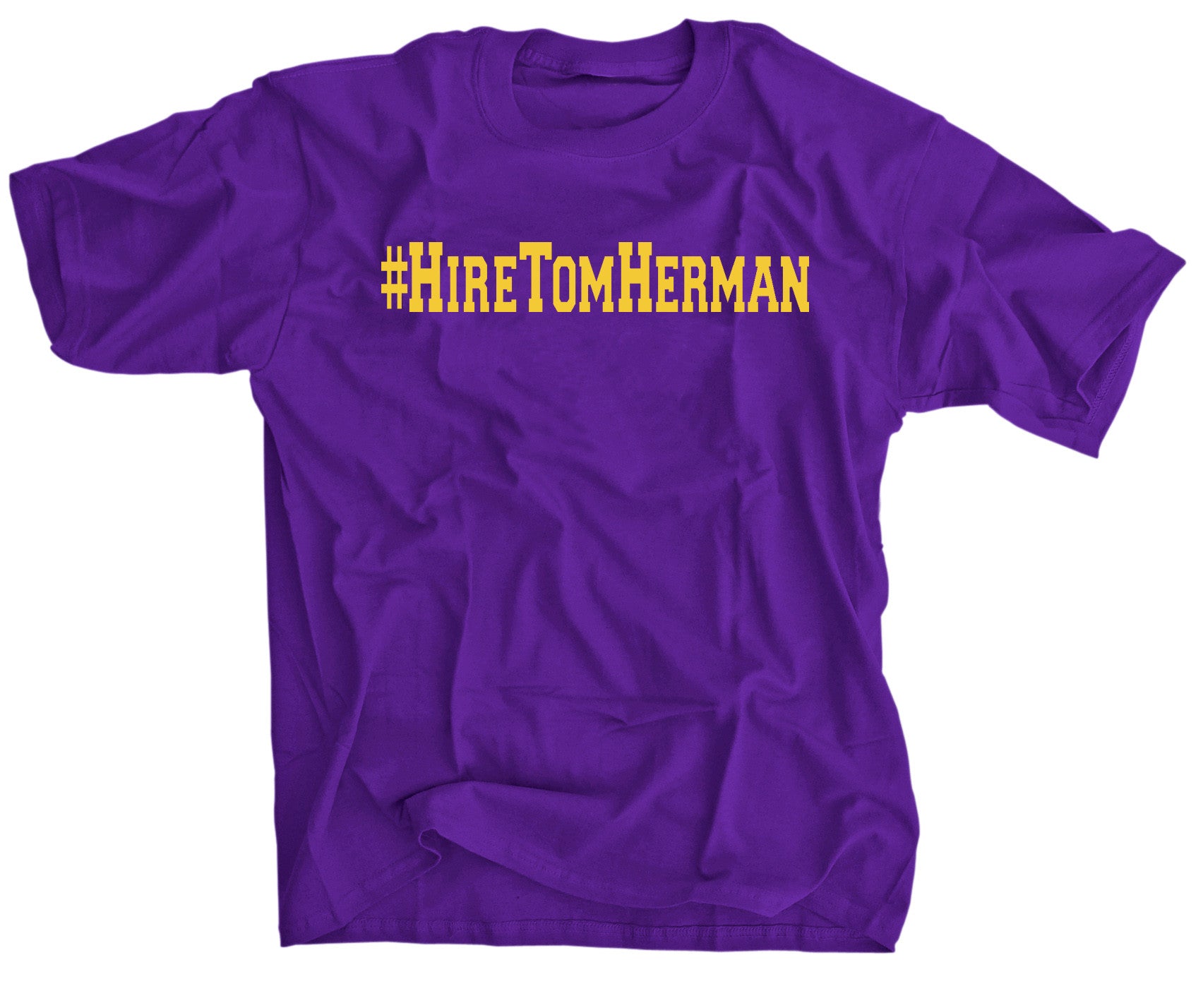 Official LSU Tigers Fan T-Shirt for Men & Women - Hire Tom Herman LSU Football Shirt - Perfect for Game Day, Tailgating & College Sports Events