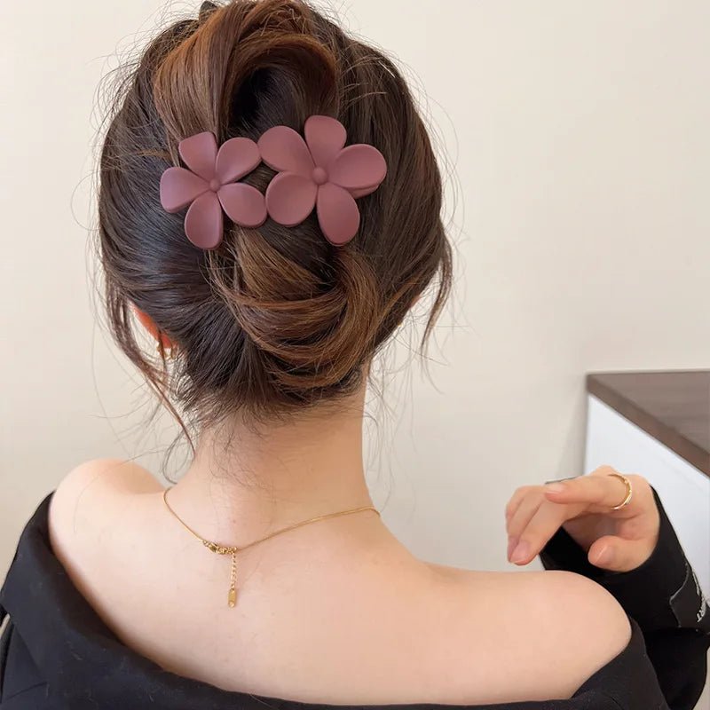 Double Flower Hair Clips - Elegant and Practical Hair Accessories for Women, Girls | Perfect for Weddings, Parties, and Everyday Styling