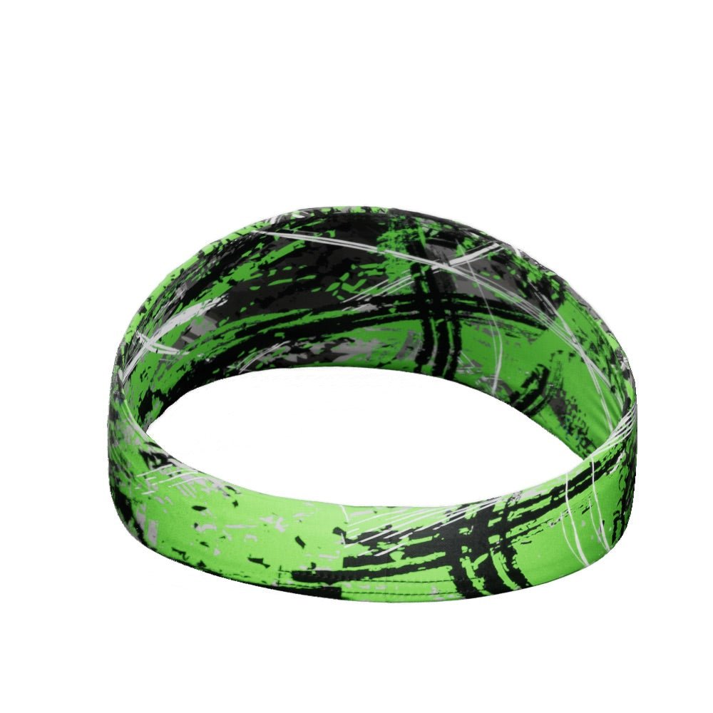 Wicked Green Headband for Women & Men - Stylish & Comfortable Sports Headband for Running, Yoga, Workout & Fitness - Sweat Absorbent & Non-Slip Hair Accessory