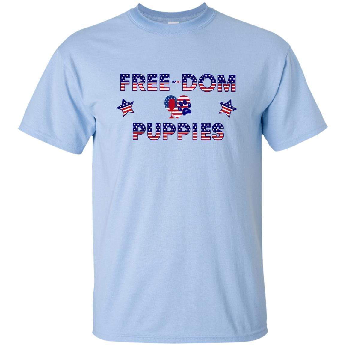 WineyBitches.Co Free Dom Puppies Ultra Soft Cotton T-Shirt - Comfortable Casual Wear for Dog Lovers, Pet Owners & Fun Outfits