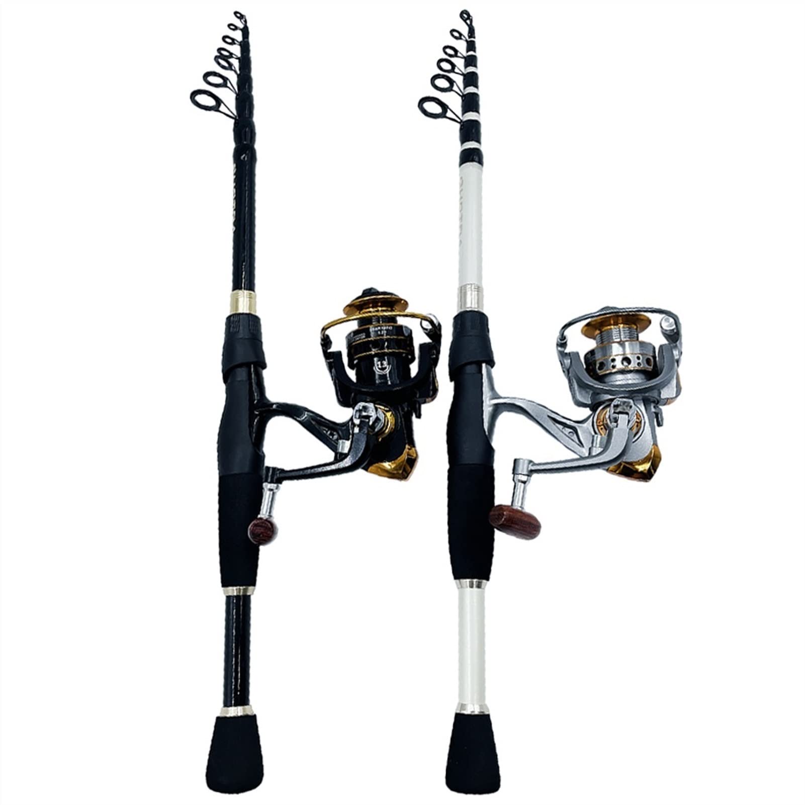 **Ultralight Carbon Telescopic Fishing Rod Set with Reel - 1.6-2.4m Spinning Rod for Lure Fishing (10-30g) - Portable Travel & Gift for Anglers - Perfect for Freshwater, Saltwater & Outdoor Adventures**