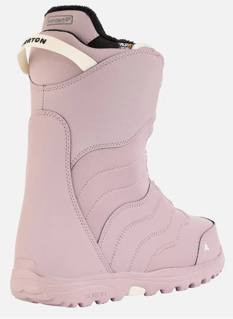 Burton Women's Mint Boa Snowboard Boots 2024 - Waterproof & Comfortable for All-Mountain Riding - Perfect for Freestyle & Powder Snowboarding