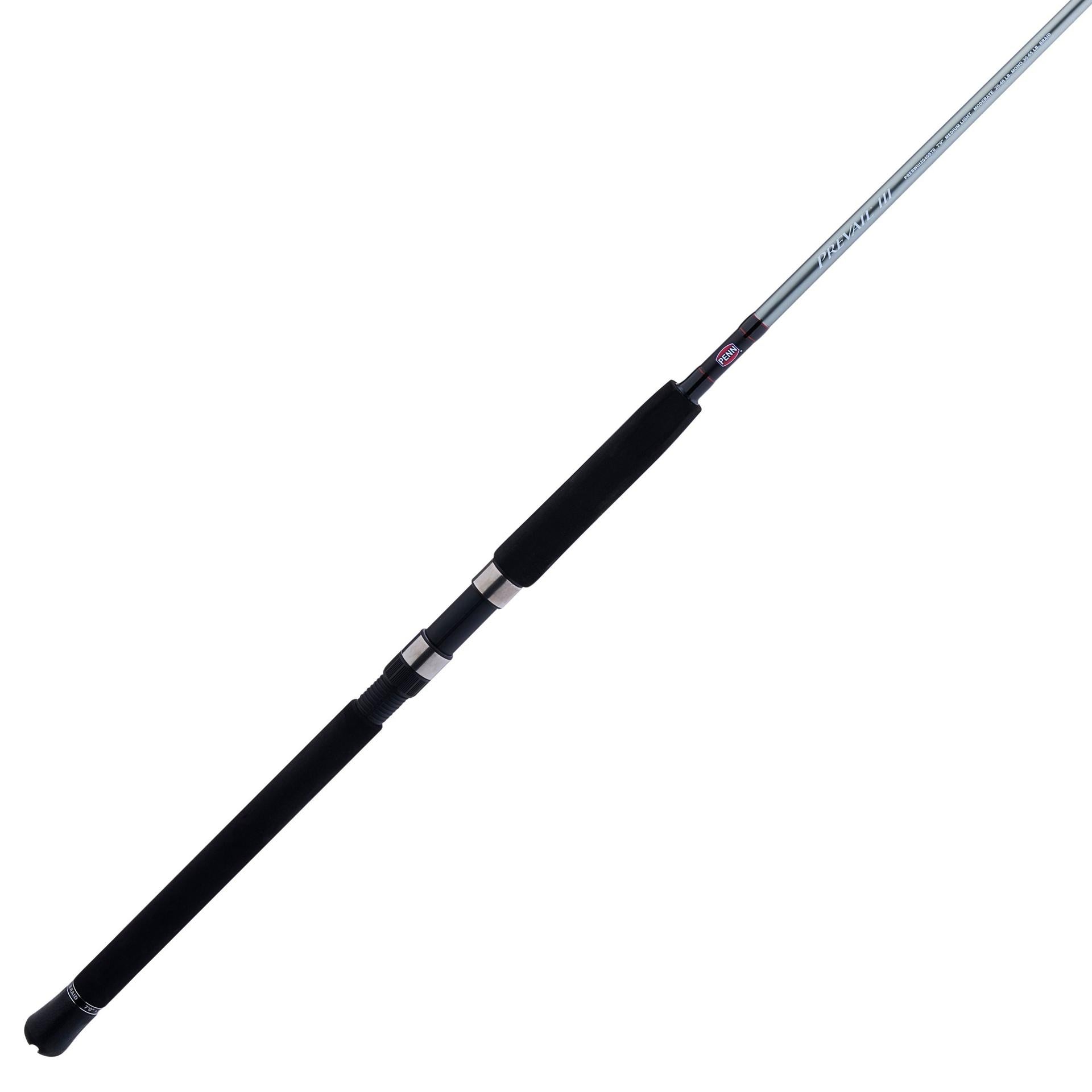 Prevail® III Spinning Boat Rod - High Performance Saltwater Fishing Rod for Offshore & Inshore Angling - Perfect for Deep Sea Fishing, Trolling & Casting