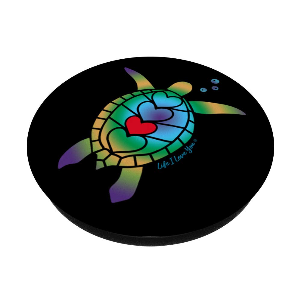 Stylish Tropical Sea Turtle PopSockets Phone Grip & Stand - Durable Phone Accessory for iPhone, Samsung & Tablets - Perfect for Travel, Work & Everyday Use