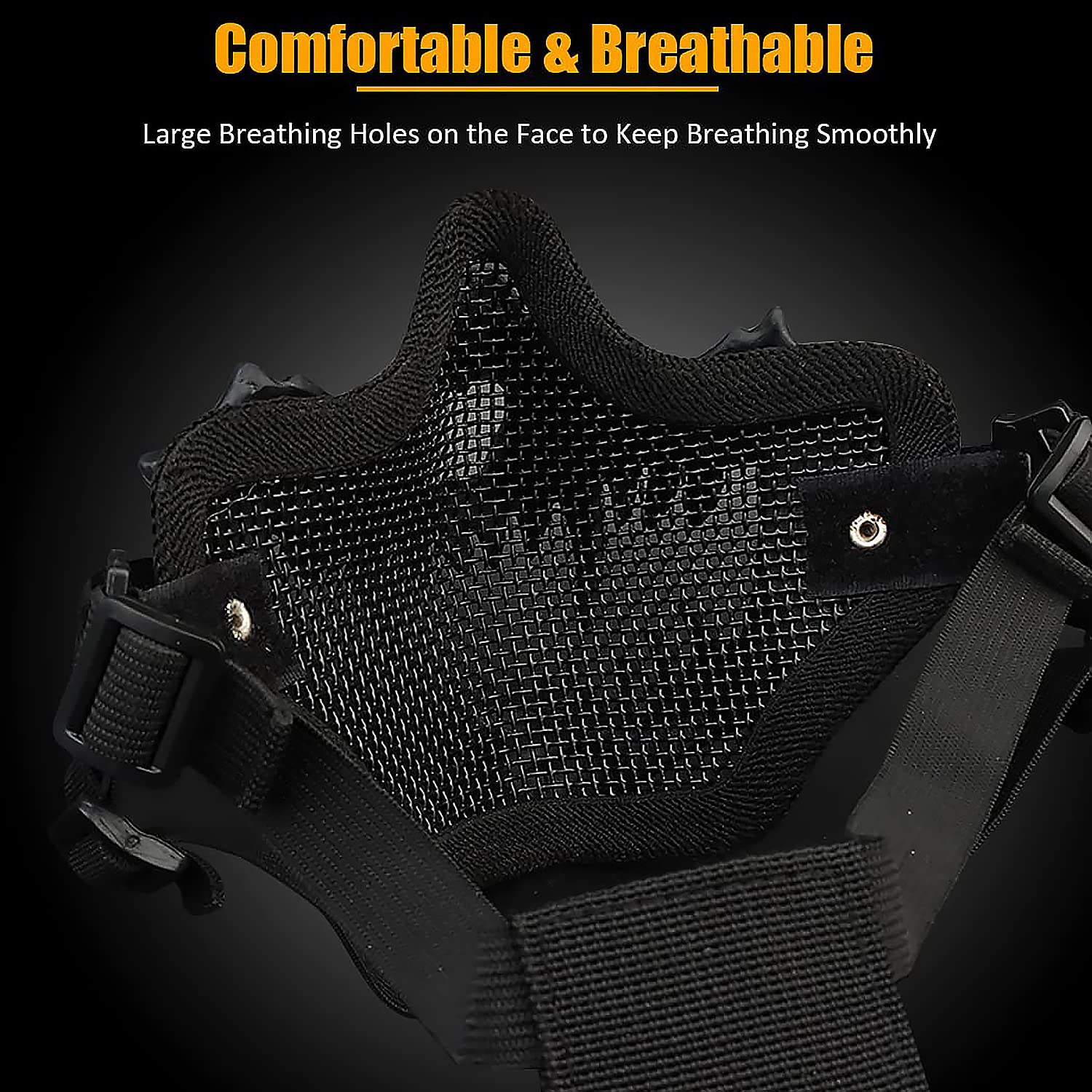 Tactical Skull Mask for Airsoft, Paintball & Hunting - Halloween Protection