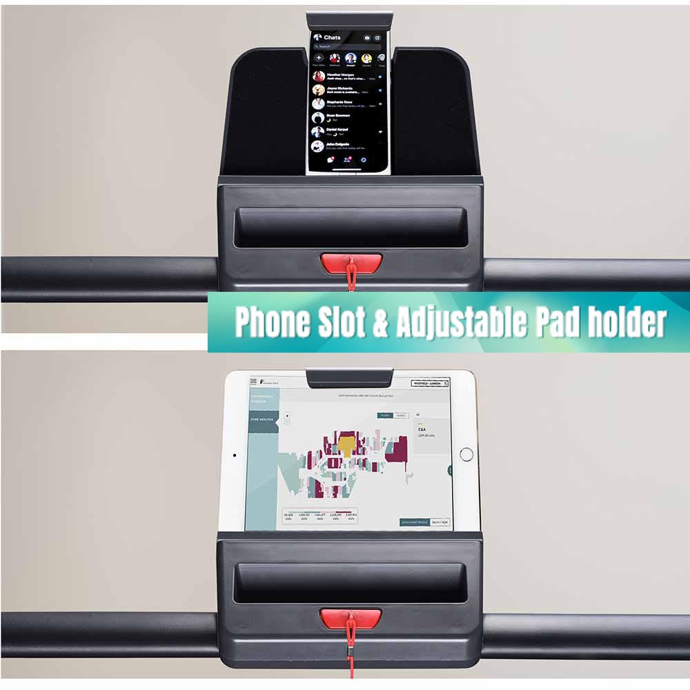 TheLAShop Ultra Thin Folding Treadmill with Remote Control - Compact Home Running Machine for Small Spaces, Cardio Workouts & Apartment Fitness
