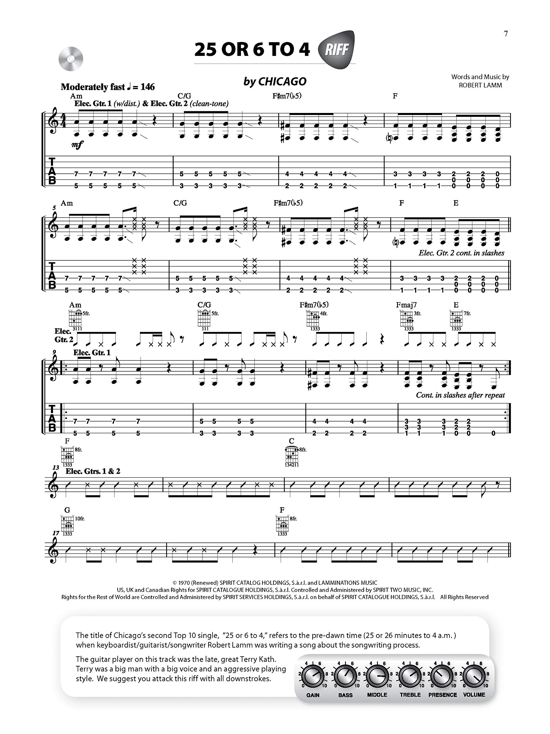 Best Rock Guitar Riffs Collection - Guitar TAB Book with Online Audio & Software - Perfect for Learning, Practice & Performance