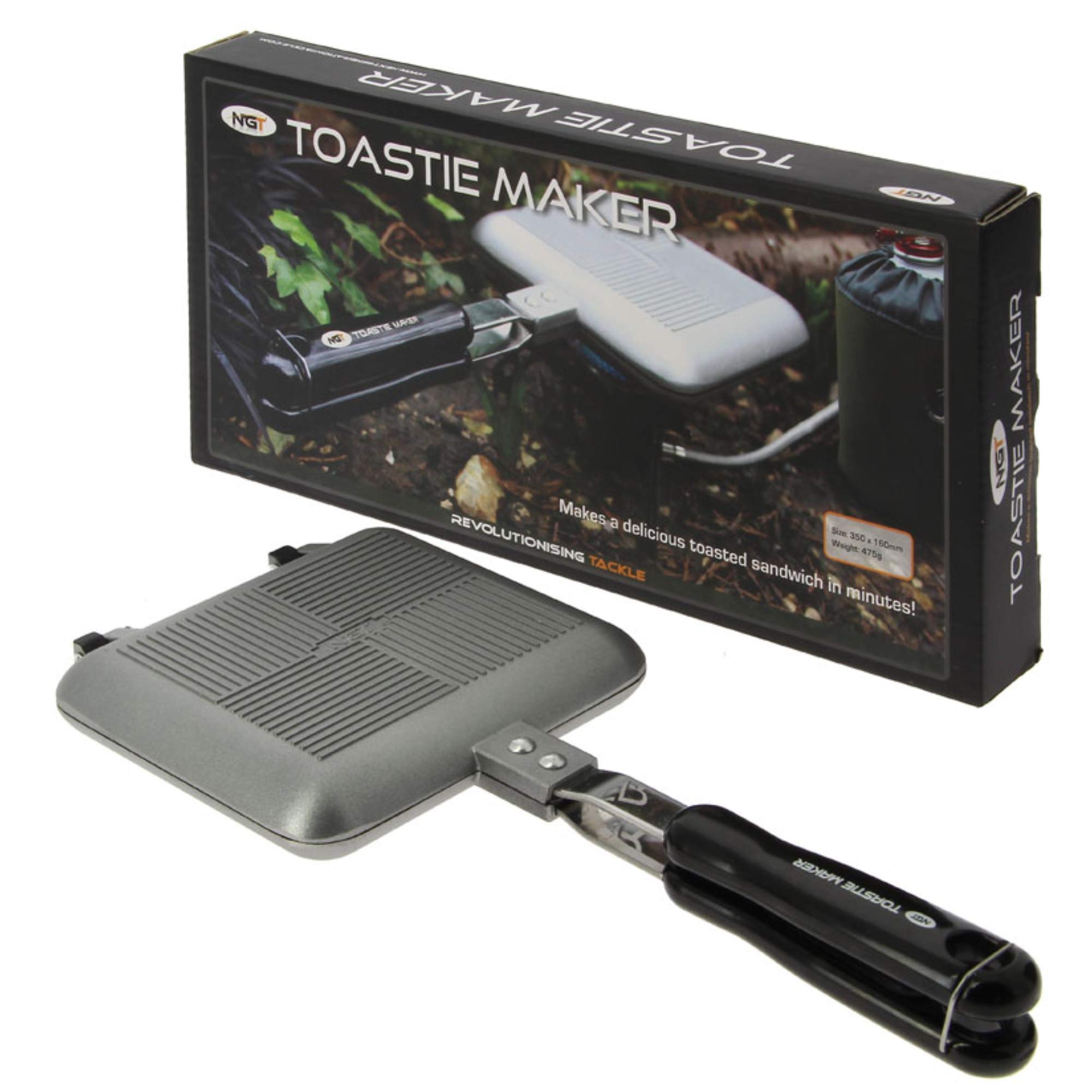 Stainless Steel Toastie Maker & Sandwich Toaster for Gas Stoves - Perfect for Camping, Picnics & Quick Home Breakfasts
