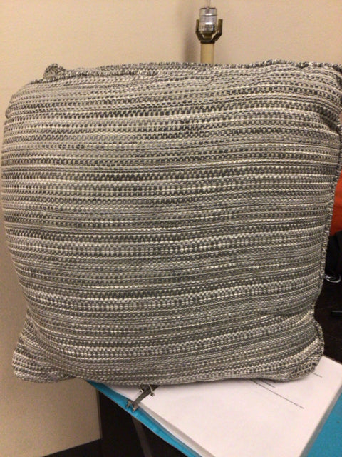 Soft Grey Fabric Pillow - Breathable & Comfortable Cushion for Sofa, Bed, and Home Decor - Perfect for Living Room, Bedroom, and Office Use