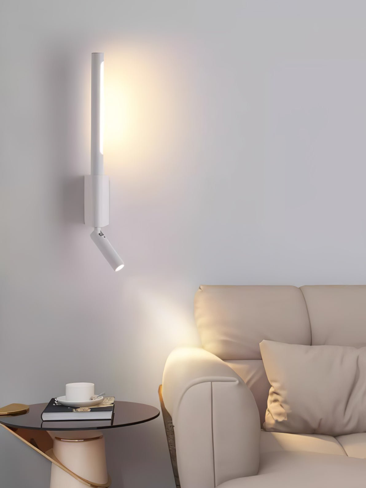 Canut LED Wall Light - Modern Dimmable Wall Sconce for Bedroom, Living Room & Hallway - Energy Efficient Indoor Lighting Fixture