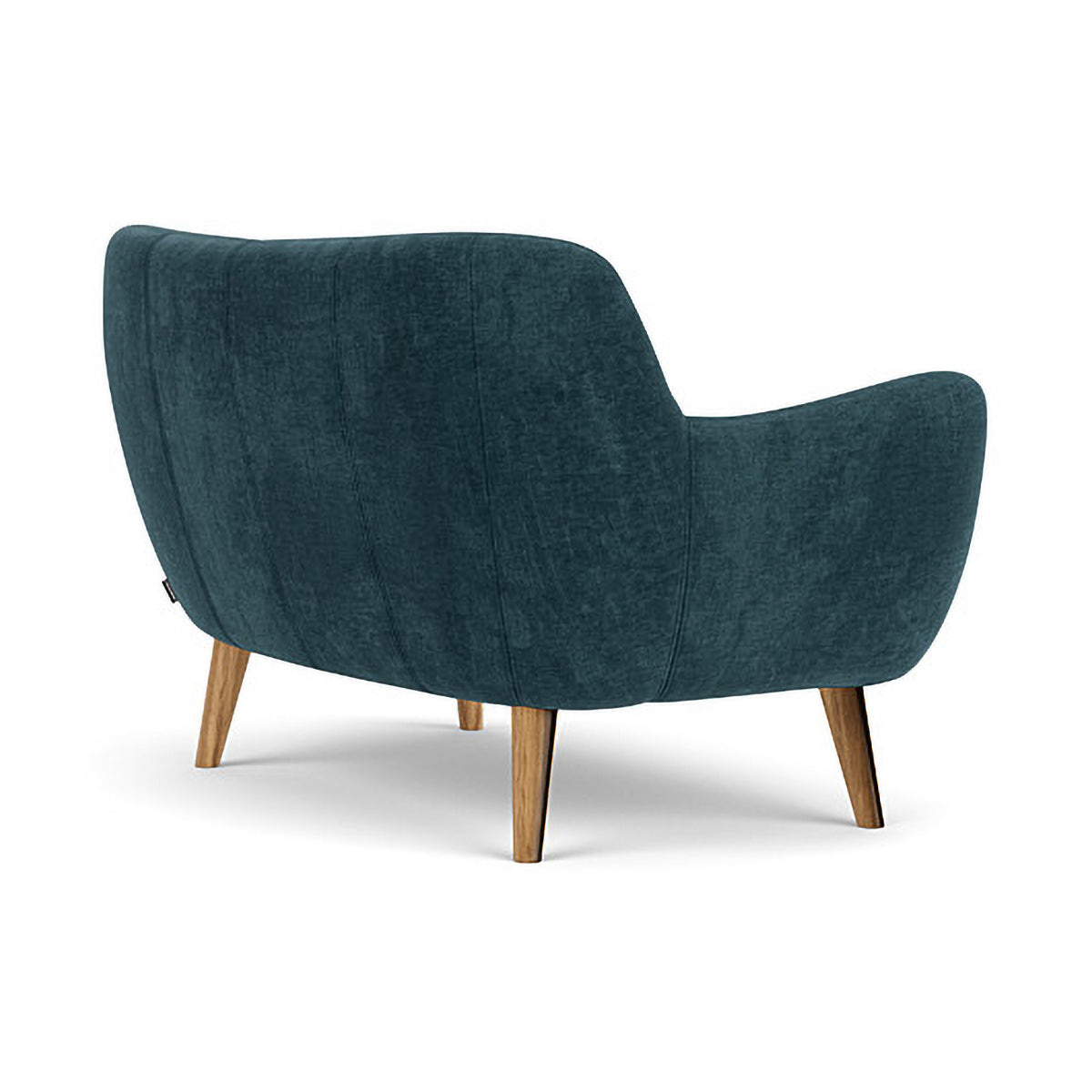 Herman Fabric 2 Seater Sofa - Modern Living Room Couch for Small Spaces, Apartment & Home Decor - Comfortable Loveseat with Soft Upholstery for Relaxing, Entertaining & Cozy Lounging