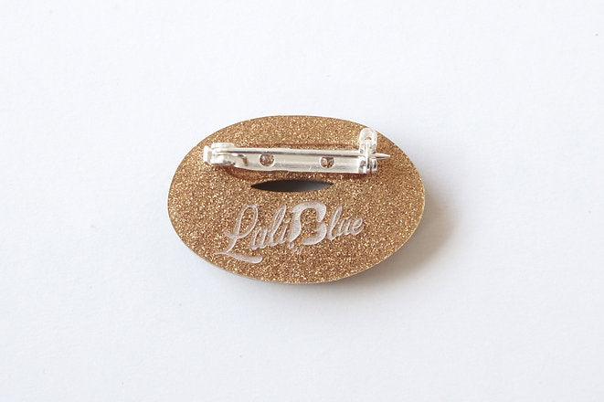 Laliblue Chocolate Donut Brooch - Cute Food Jewelry Pin for Women, Girls | Perfect for Accessories, Gifts, and Fashion Outfits