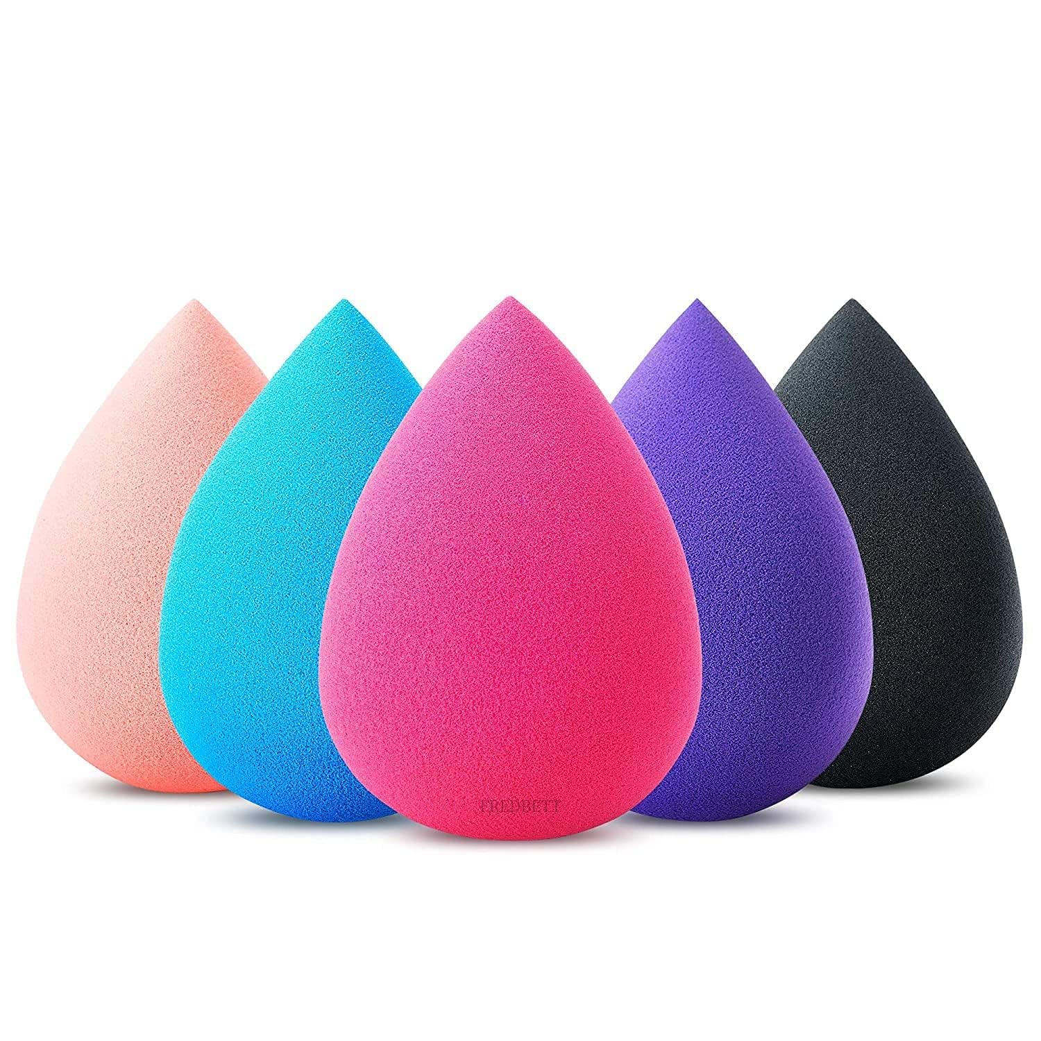 Professional Makeup Sponge for Foundation & Powder - Bodytech Beauty Blender Puff, Multi-Colored Cosmetic Sponge for Flawless Blending | Perfect for Liquid, Cream & Powder Makeup Application