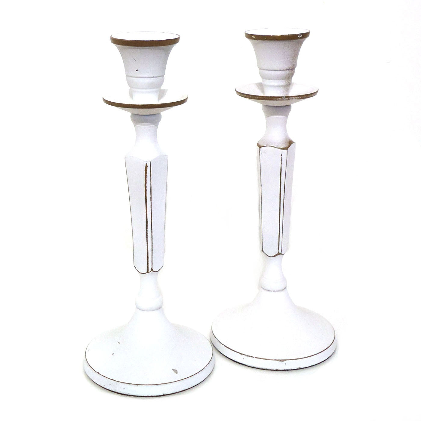 Elegant Gustav Candlesticks Set - Vintage Style Brass Candle Holders for Wedding, Dining Table & Home Decor
