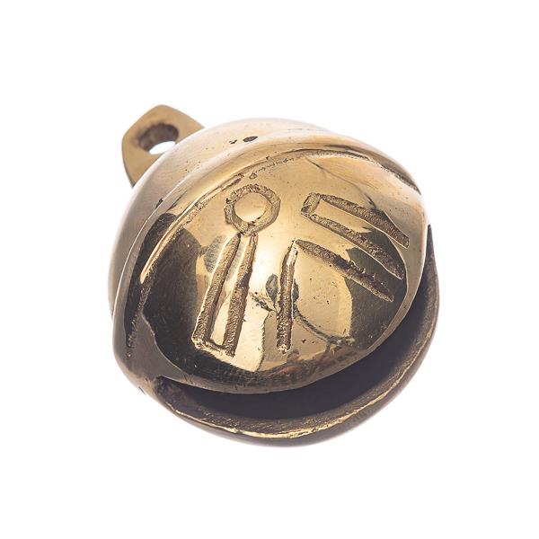 1 1/2 Inch Solid Brass Bell - Premium Quality Antique Finish Decorative Bell (1 Piece) - Perfect for Home Decor, Wedding Decorations, and Farmhouse Style