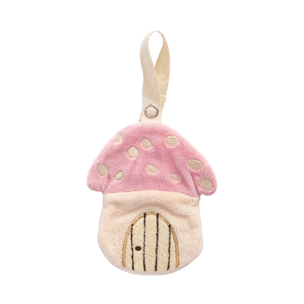 Whimsical Wonderland Baby Dummy Holder - Adorable Mushroom House Design for Pacifiers | Perfect for Nurseries, Baby Showers & Gifts