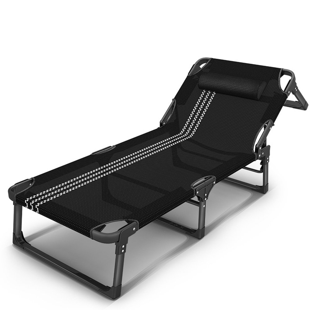 ZR Folding Bed - Widening Single Office Lunch Break, Simple Home Lazy Bed & Portable Camping Cot (Color: 1005) | Perfect for Small Spaces, Guest Rooms & Outdoor Adventures