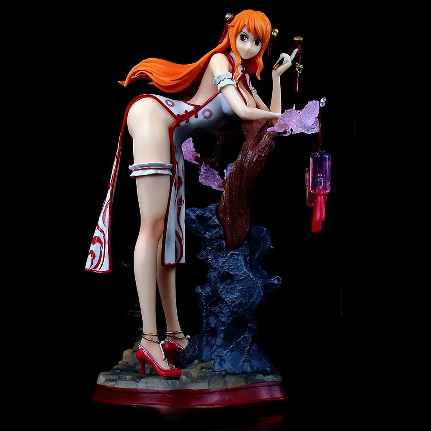 One Piece Anime Figure - 26CM Nami Cheongsam PVC Action Figure Collectible Toy for Display & Gifts | Anime Merchandise for Fans & Collectors