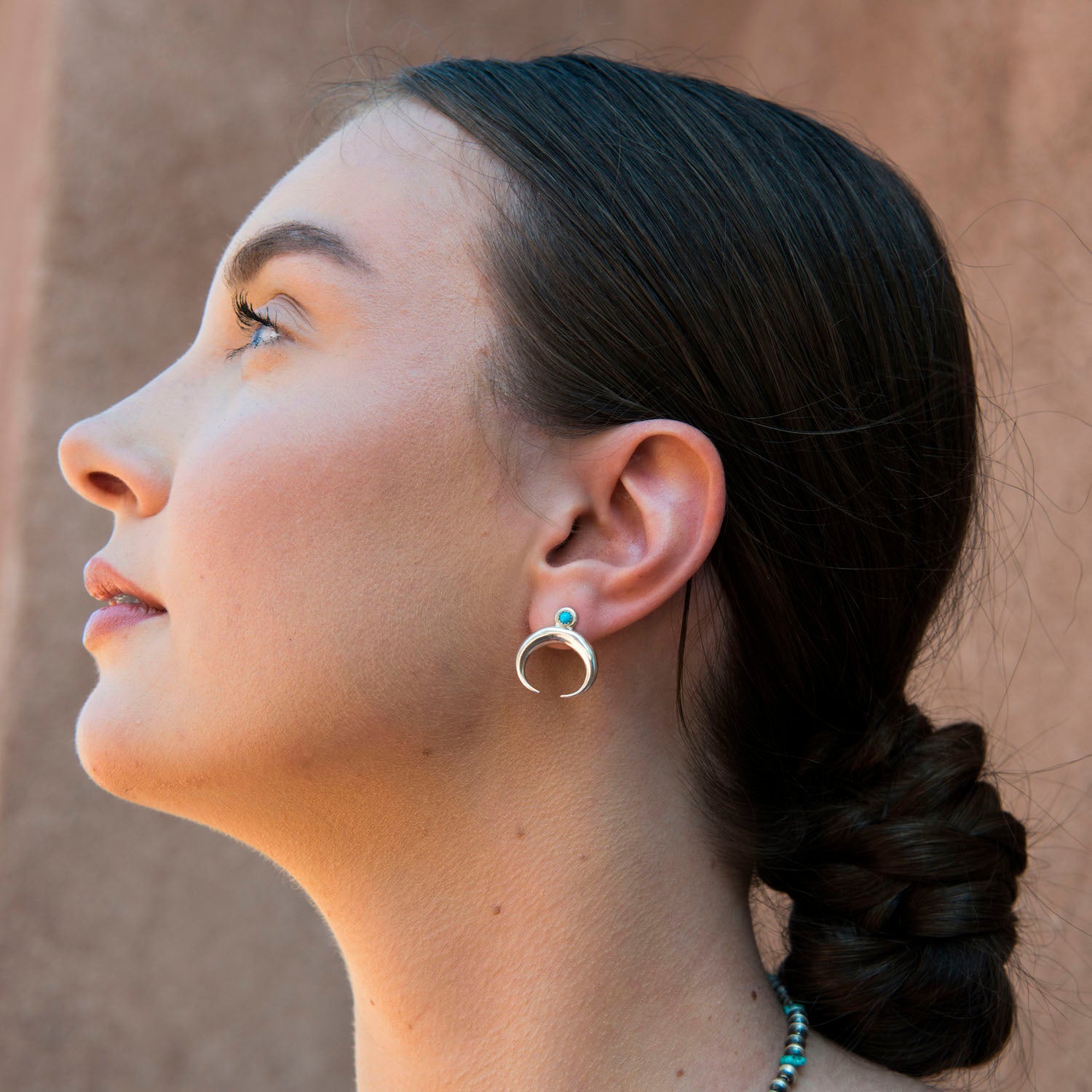 Tomatera Naja Stud Earrings - Desert Blossom Inspired Silver Jewelry for Women | Perfect for Boho Fashion, Date Nights & Special Occasions