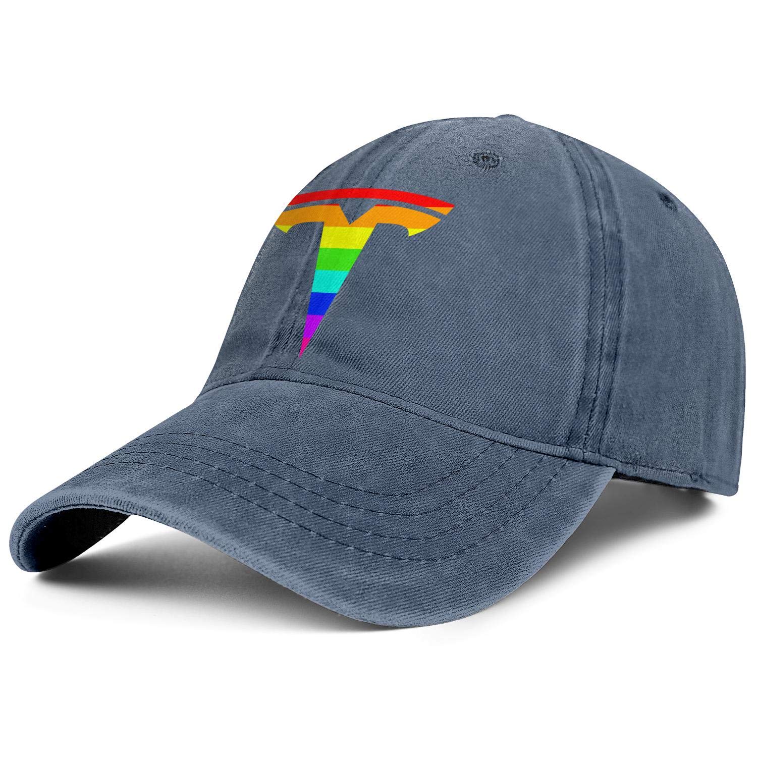 Stylish Unisex Snapback Golf Cap with Mazda Logo - Classic Denim Baseball Hat for Men & Women - Perfect for Golf, Driving, Outdoor Sports & Casual Wear