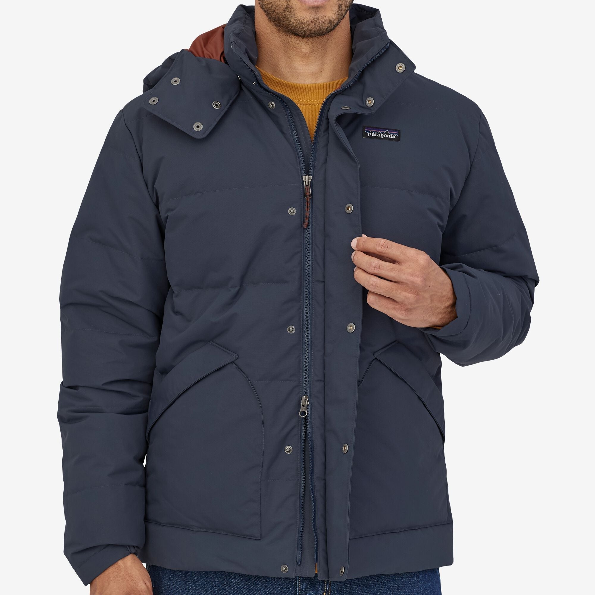 Men's Waterproof Down Jacket - Lightweight Winter Coat for Hiking & Outdoor Activities | Warm Insulated Parka for Cold Weather