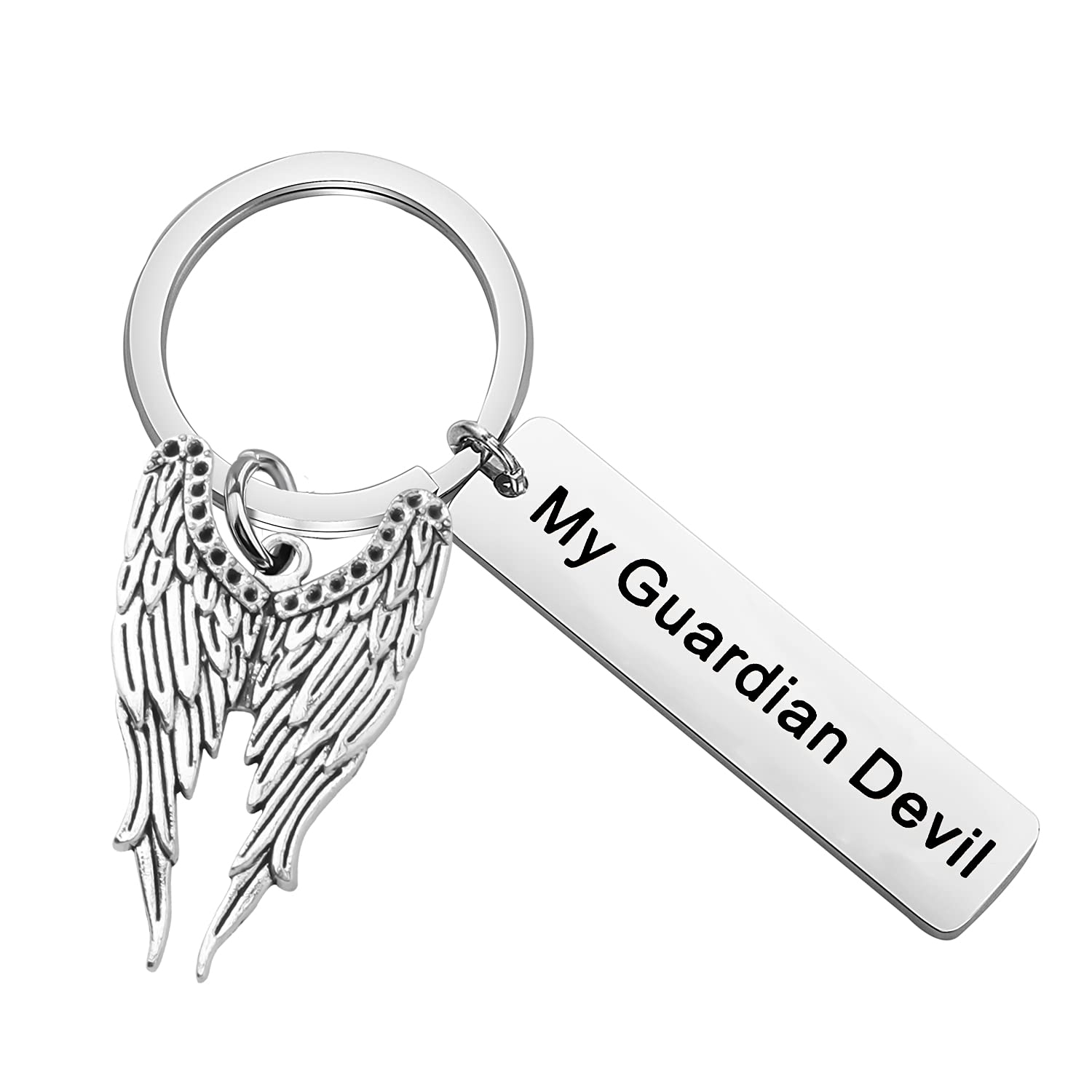 Stylish Devil Show Inspired Jewelry - My Guardian Devil Keychain - Unique Funny Devil Gift for Fans - Perfect for Cosplay, Gifts & Gothic Fashion Accessories