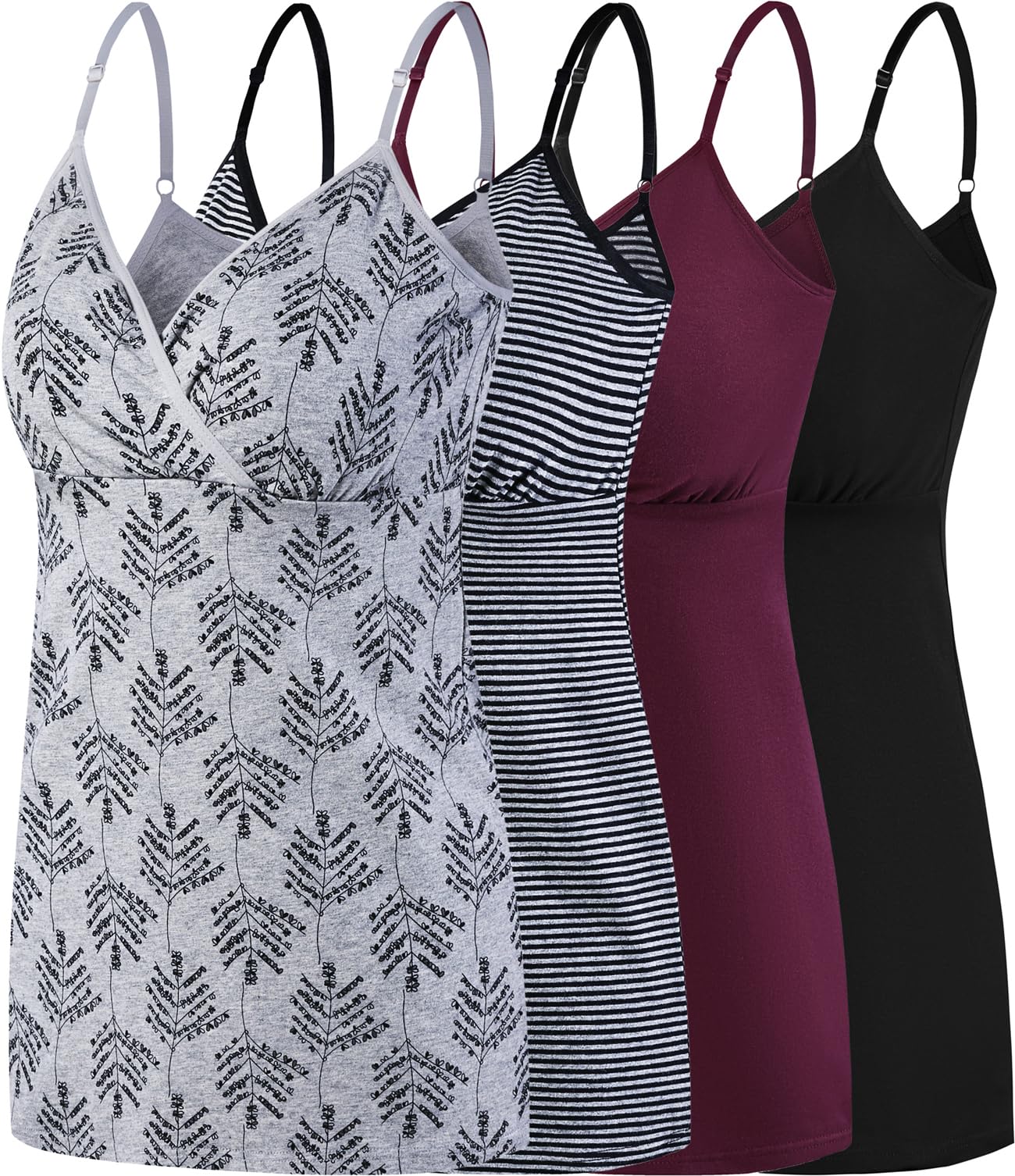 **Maternity Nursing Tops - Comfortable Breastfeeding Tank Shirt & Sleep Bra for Nursing Moms | Perfect for Daytime Wear & Nighttime Nursing**