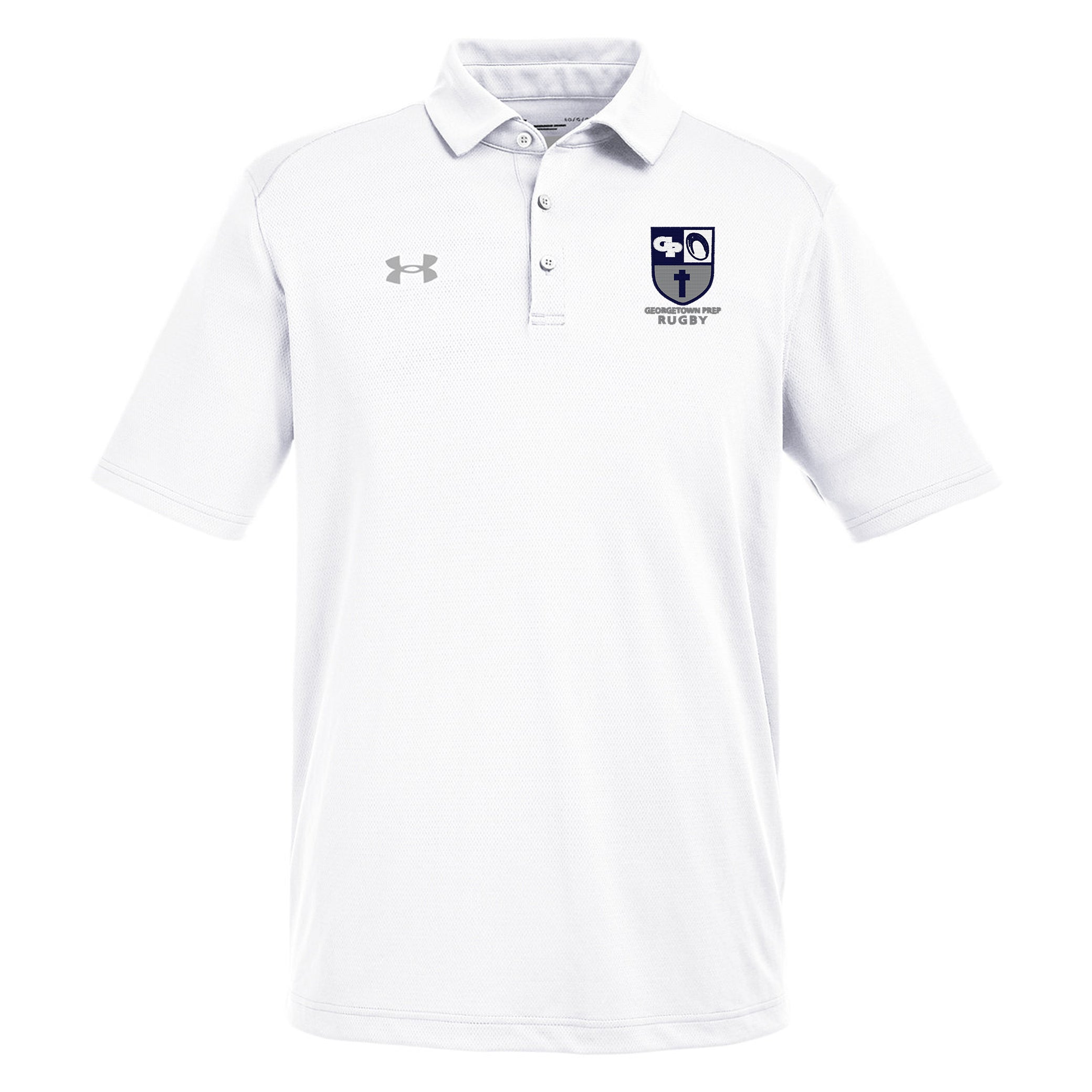 Georgetown Prep Tech Polo Shirt for Men - Moisture-Wicking, Breathable Performance Fabric - Perfect for Golf, Tennis & Casual Wear