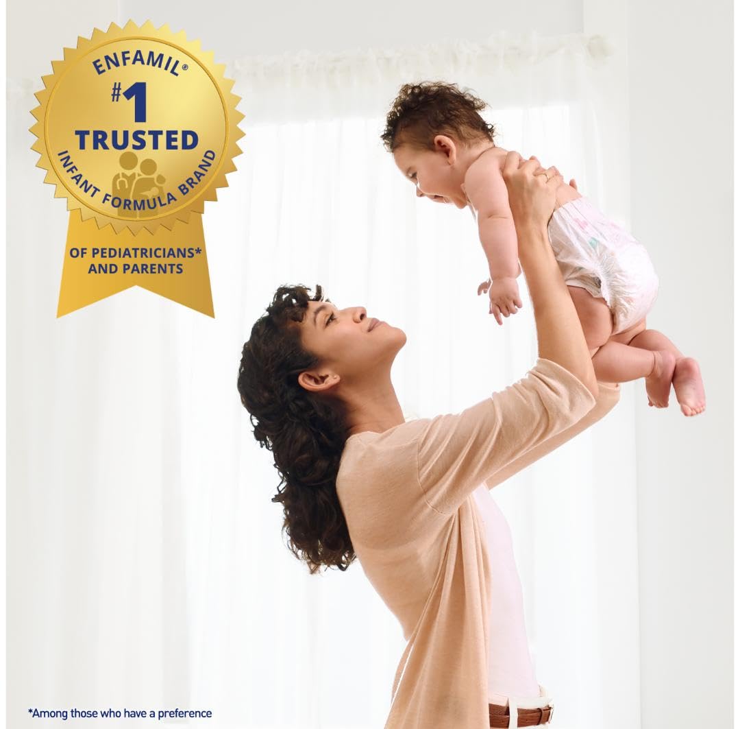 Enfamil NeuroPro Gentlease Baby Formula - Infant Nutrition with DHA & HuMO6 Immune Blend - Reduces Fussiness, Crying, Gas & Spit-up in 24 Hours - 8 Fl Oz (24 Bottles) - Perfect for Newborns & Sensitive Stomachs - Ideal for Daycare, Travel & Nighttime Feeding