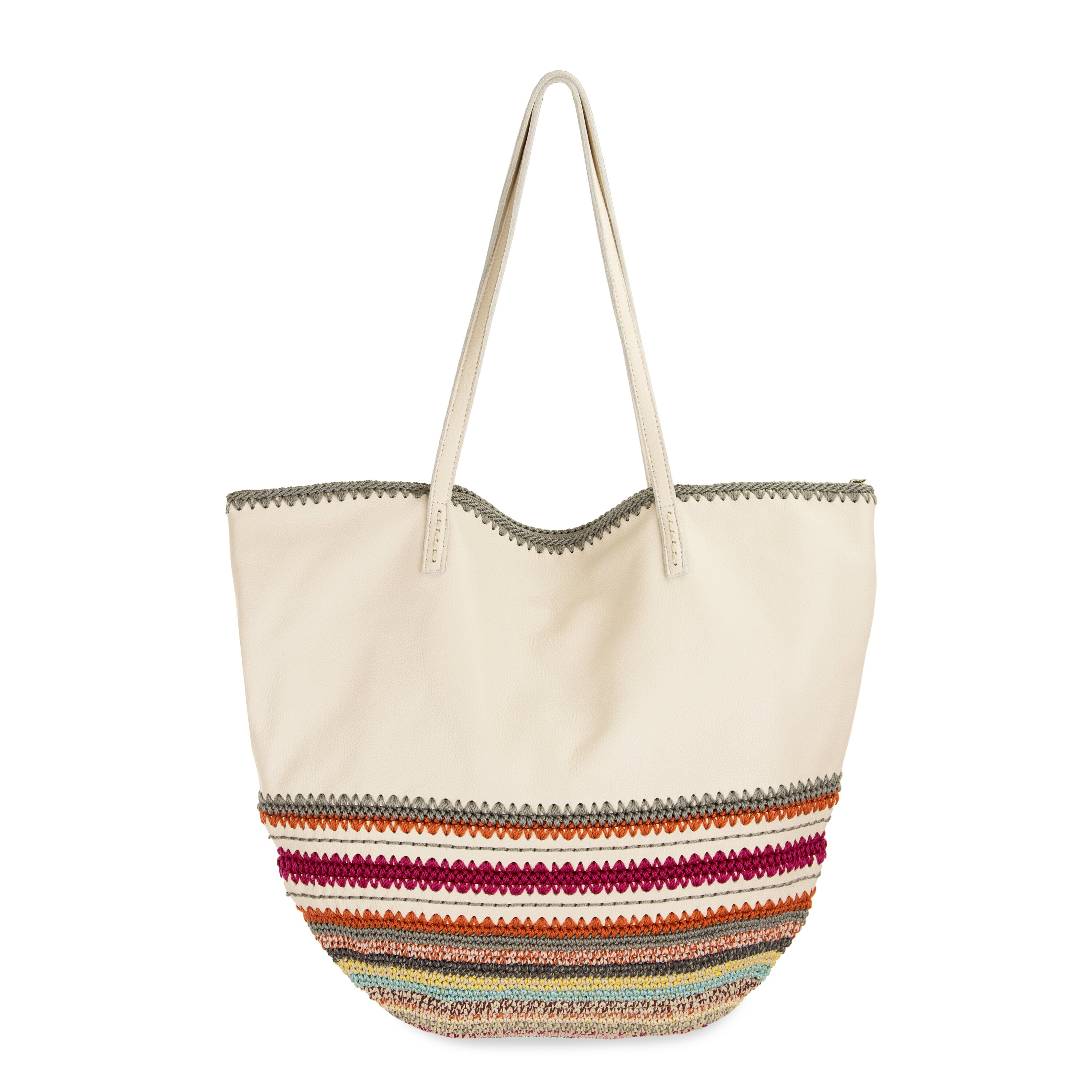 Faye Large Tote Bag for Women - Spacious Canvas Tote with Leather Handles - Perfect for Work, Travel & Shopping | Stylish & Durable Everyday Carryall