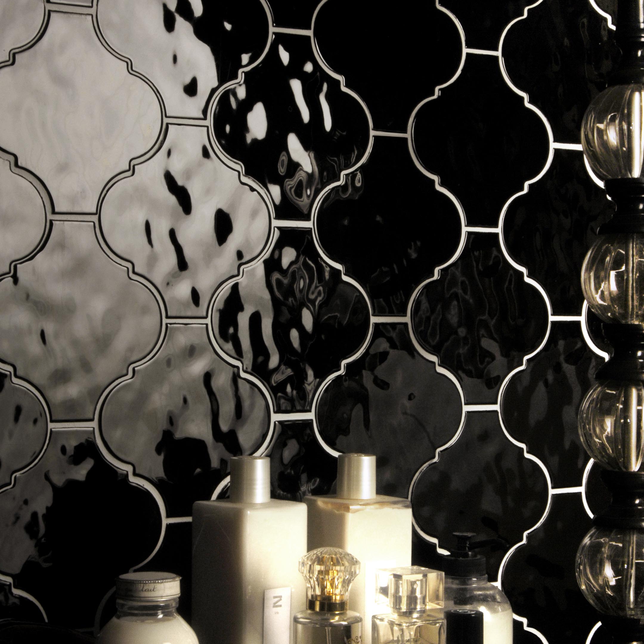 Handcrafted Arabesque Moroccan Lantern Wall Tile - Stunning Home Decor for Living Room, Bedroom & Outdoor Spaces | Orange County
