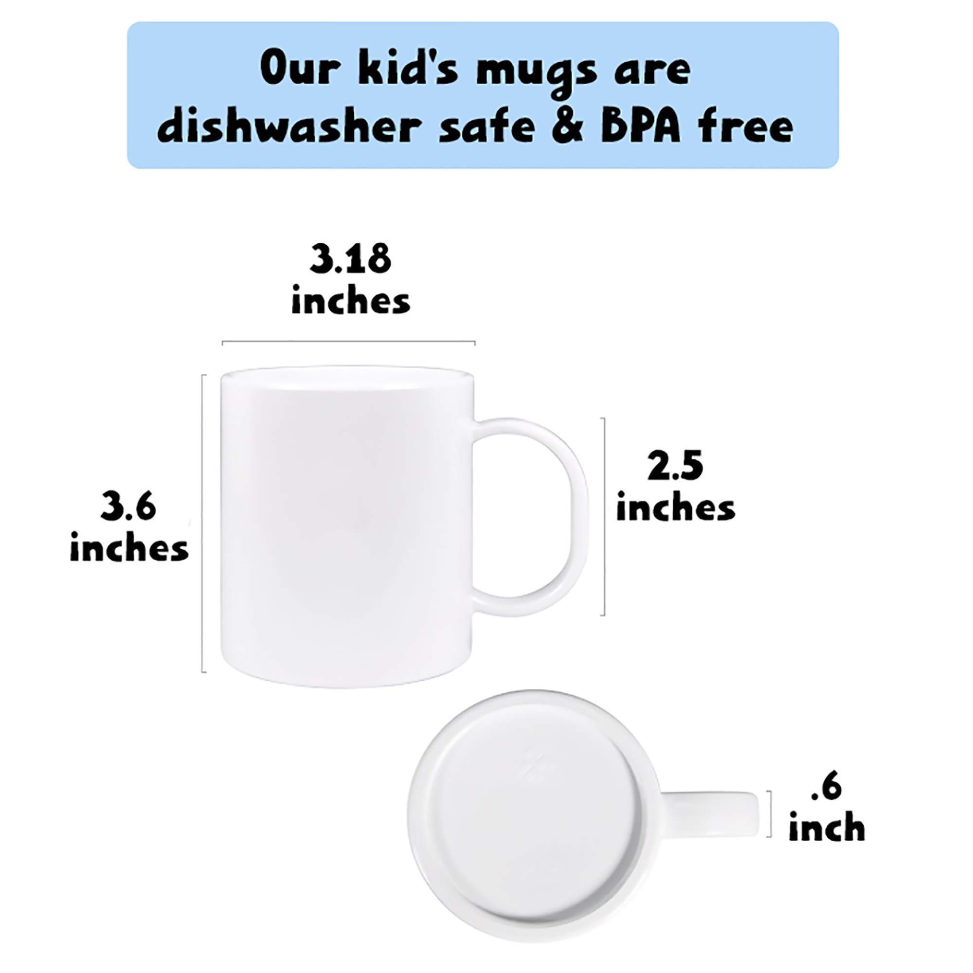 Personalized Kids Birthday Mug - Pink Kitty Cat with Balloons Design | Unbreakable, Dishwasher Safe & BPA Free Cup | Perfect Gift for Children's Party, Birthday Celebration & Daily Use