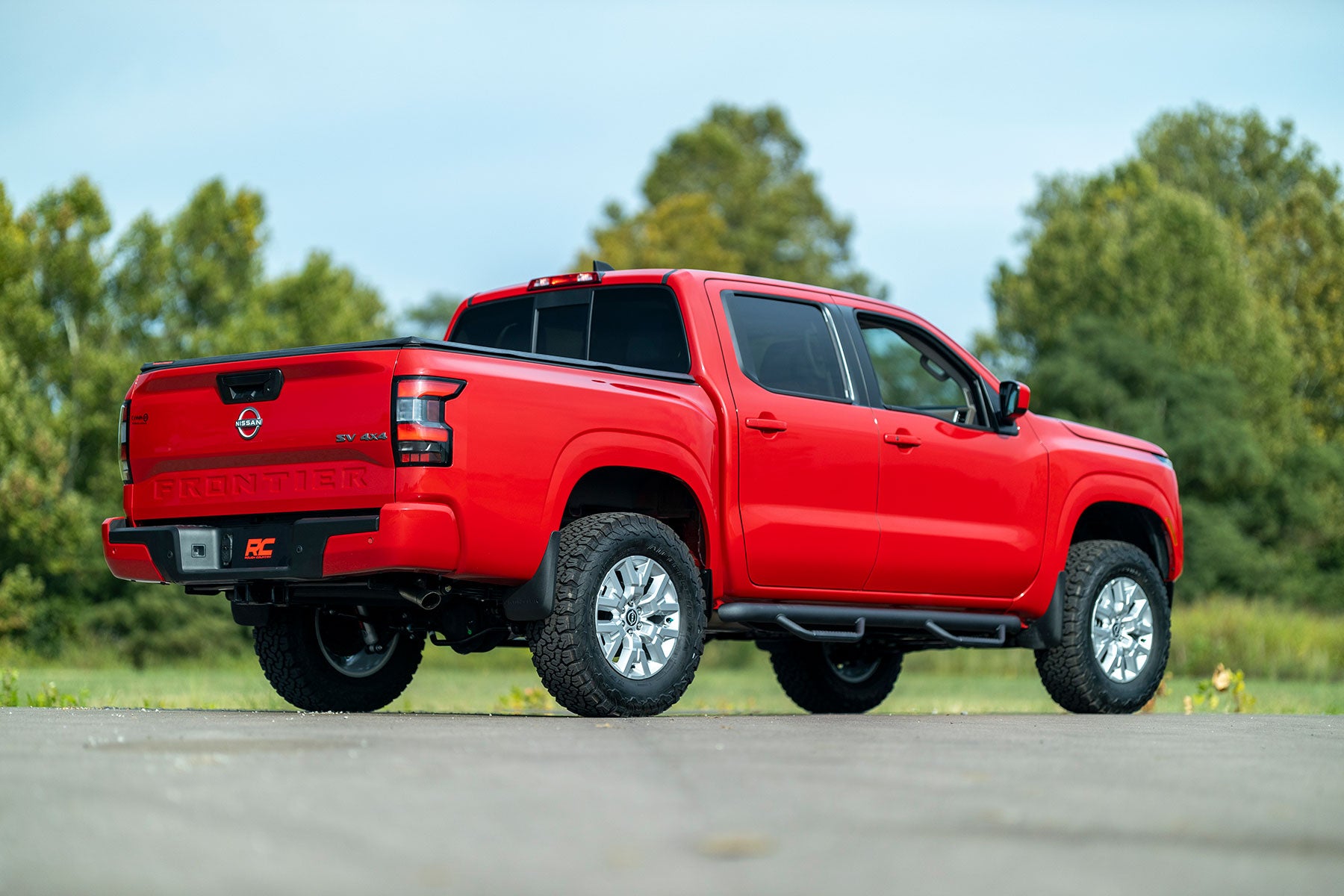 2.5 Inch Leveling Kit with Red Spacers for Nissan Frontier (2005-2025) & Xterra (2005-2015) - 867RED | Lift Suspension for Off-Roading & Truck Leveling