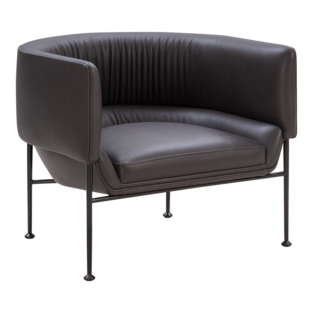 Modern Accent Lounge Chair with Collar Design - Stylish Comfort for Living Room, Bedroom, or Office - Perfect for Relaxing, Reading & Decorating Your Space