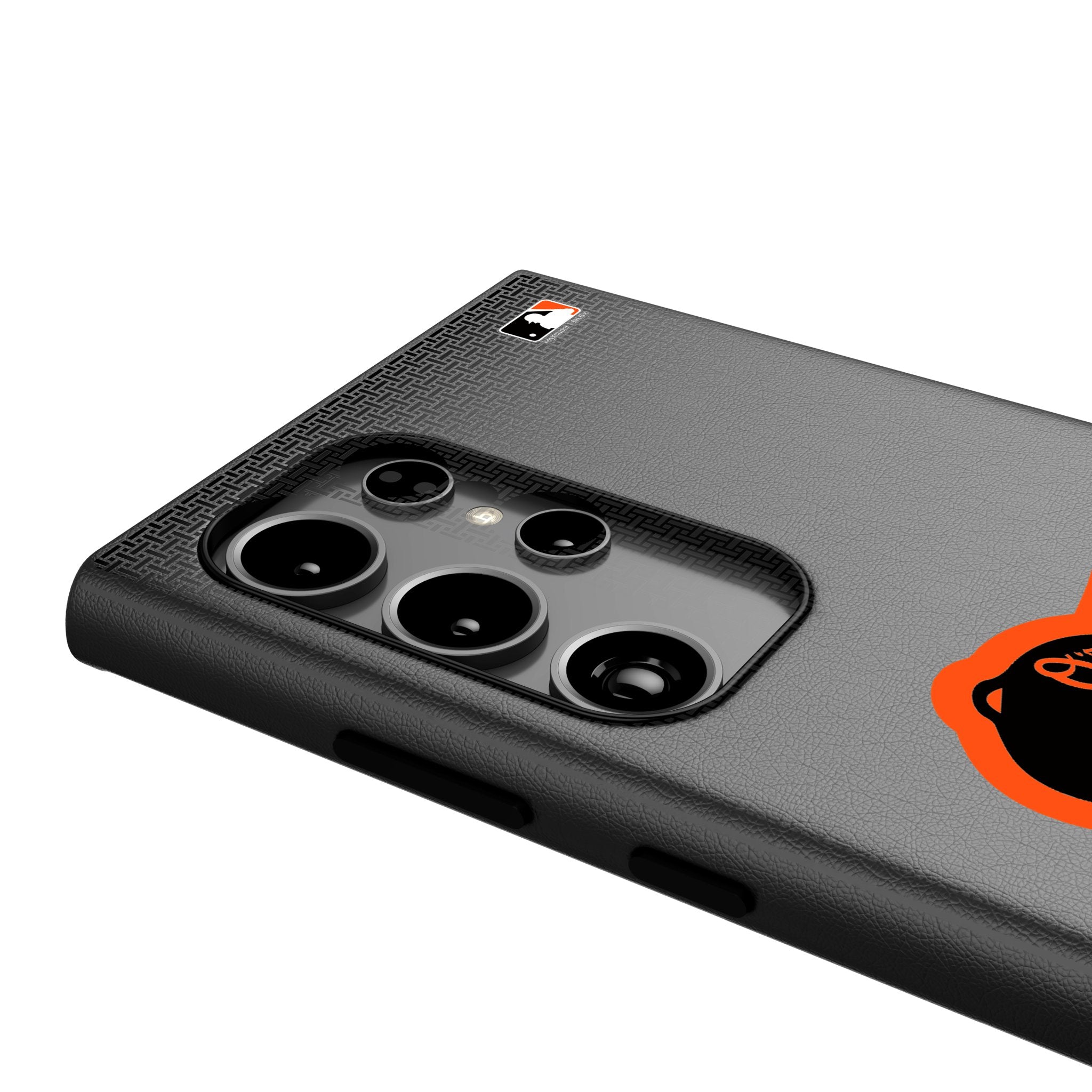 Baltimore Orioles MagSafe Compatible Phone Case for Samsung Galaxy - Durable & Stylish Linen Design for Baseball Fans - Perfect for Game Days & Everyday Use