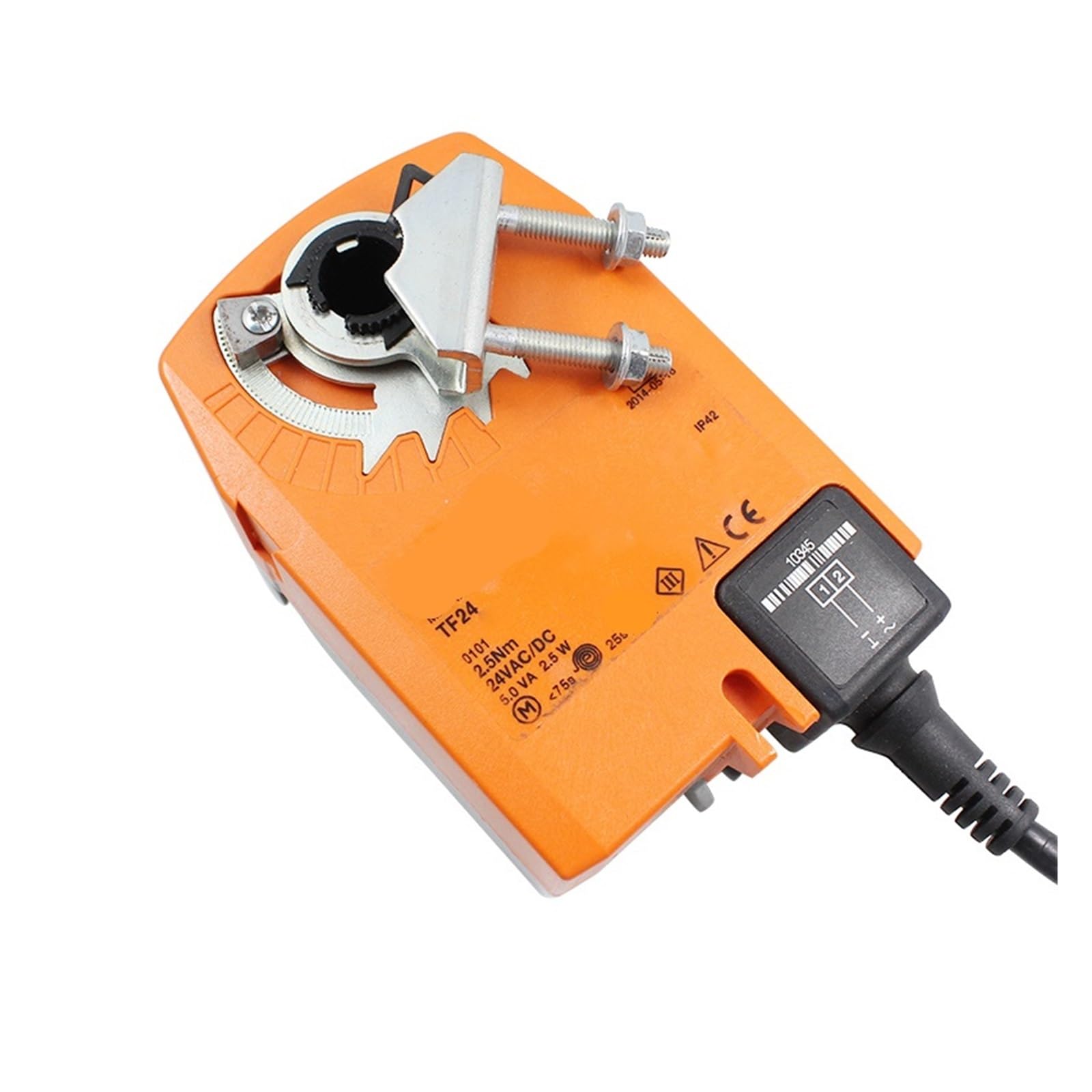 TF24 2.5 NM Spring Return Actuator for Air Valves - Safety Function & Automatic Shutoff | Ideal for HVAC, Industrial Automation & Safety Control Systems