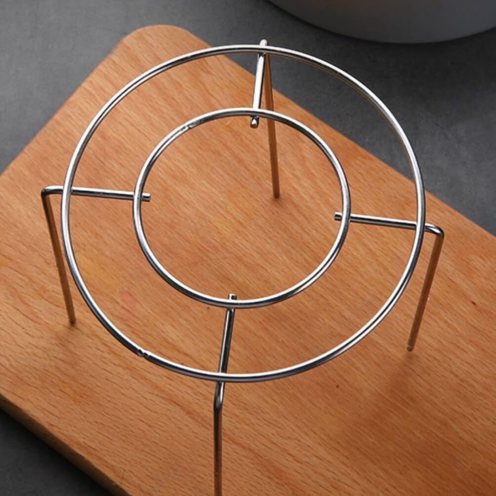 Premium Stainless Steel Vegetable Steamer Basket - Heavy Duty Round Steamer Rack Stand for Pressure Cookers & Pots | Perfect for Healthy Cooking, Meal Prep & Kitchen Accessories