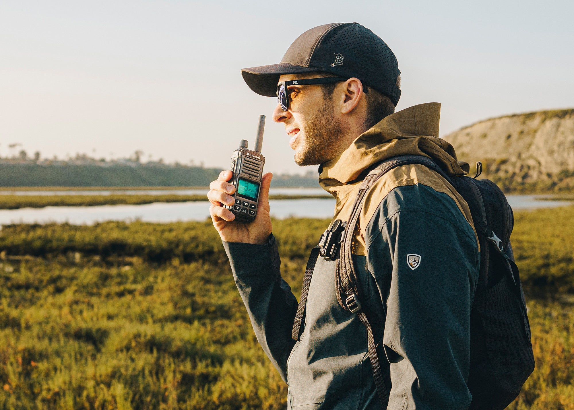 GXT67 GMRS 5 Watt Walkie Talkie - Long Range Two Way Radio with 22 Channels & NOAA Weather Alerts | Perfect for Hiking, Camping, and Outdoor Adventures