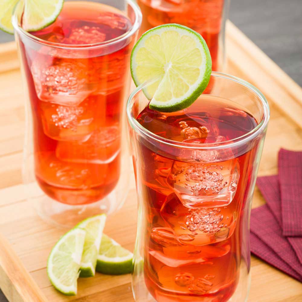 Restaurantware Forma 10oz Double Wall Insulated Beverage Glasses - Chip-Resistant Clear Drinking Glasses with Rolled Rim for Water, Juice, Wine & Cocktails - Perfect for Restaurants, Bars, Home Entertaining & Daily Use