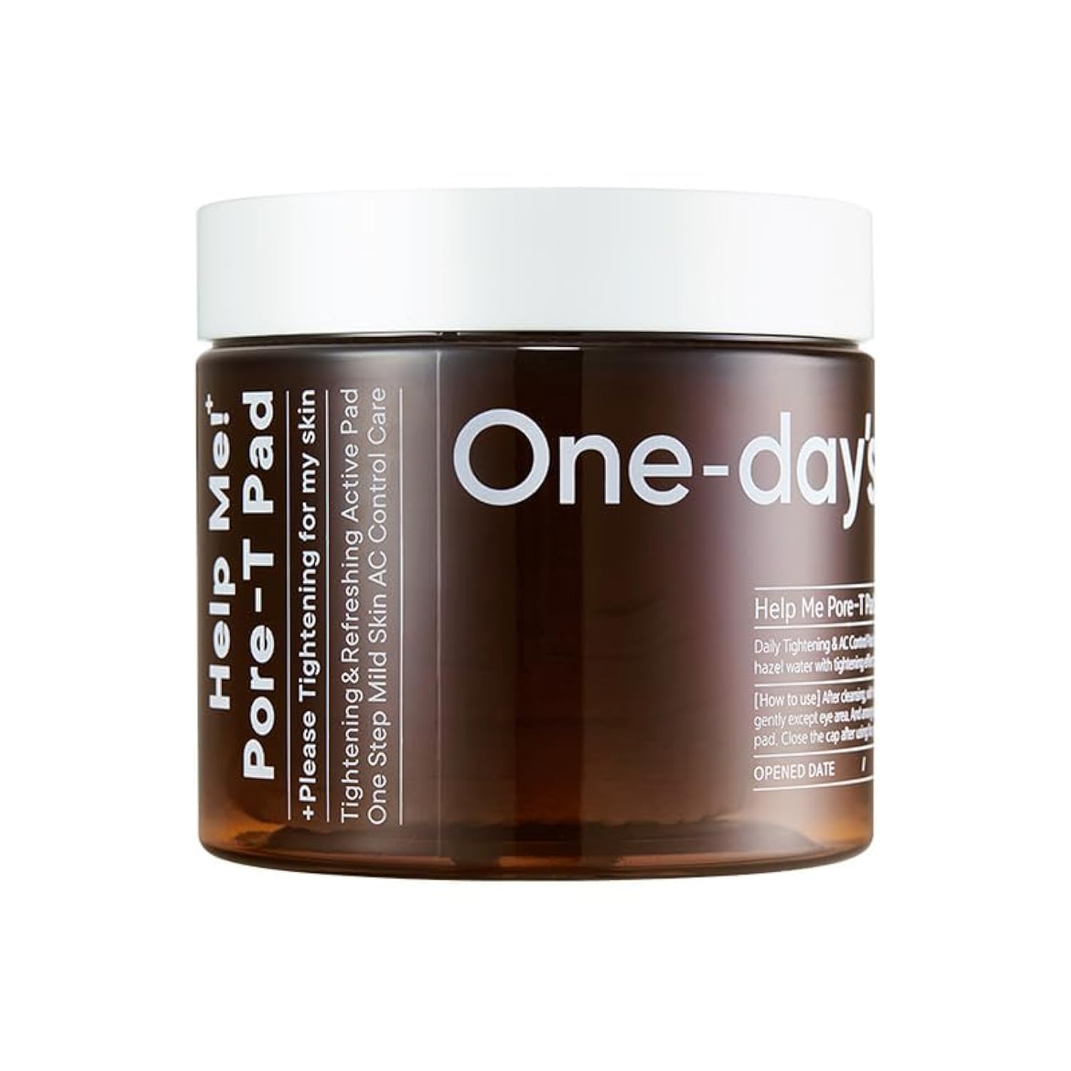 ONE-DAY'S YOU Pore-T Toner Pads | Korean Skincare for Daily Pore Care & Moisturizing | 60 Pads | Perfect for Oily & Sensitive Skin
