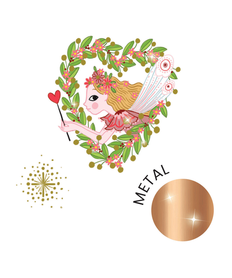 Fairy Friends Temporary Tattoos for Kids by Djeco - Fun Body Art for Parties, Dress-Up & Creative Play