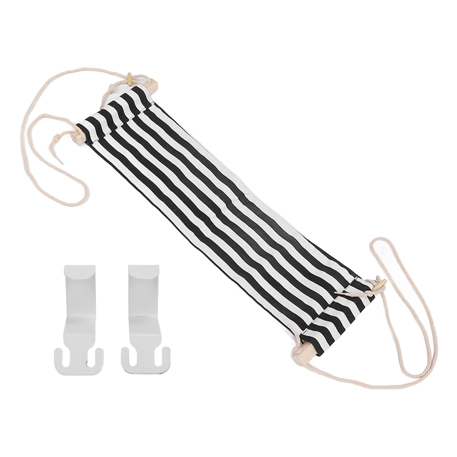 Shanrya Adjustable Under Desk Footrest - Ergonomic Cotton Fabric Foot Hammock for Home & Office Use - Perfect for Work, Study, and Relaxation