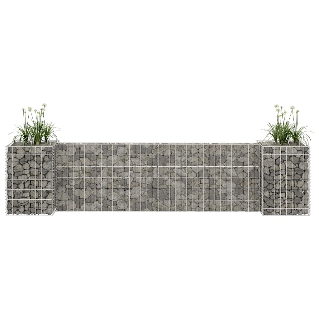 SKM H-Shaped Gabion Planter - Heavy Duty Steel Wire Mesh (223.6