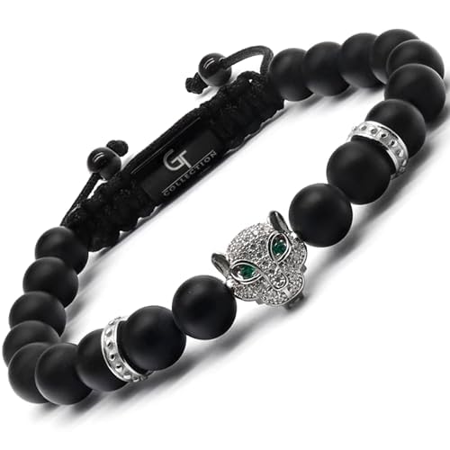 Black with Silver Leopard