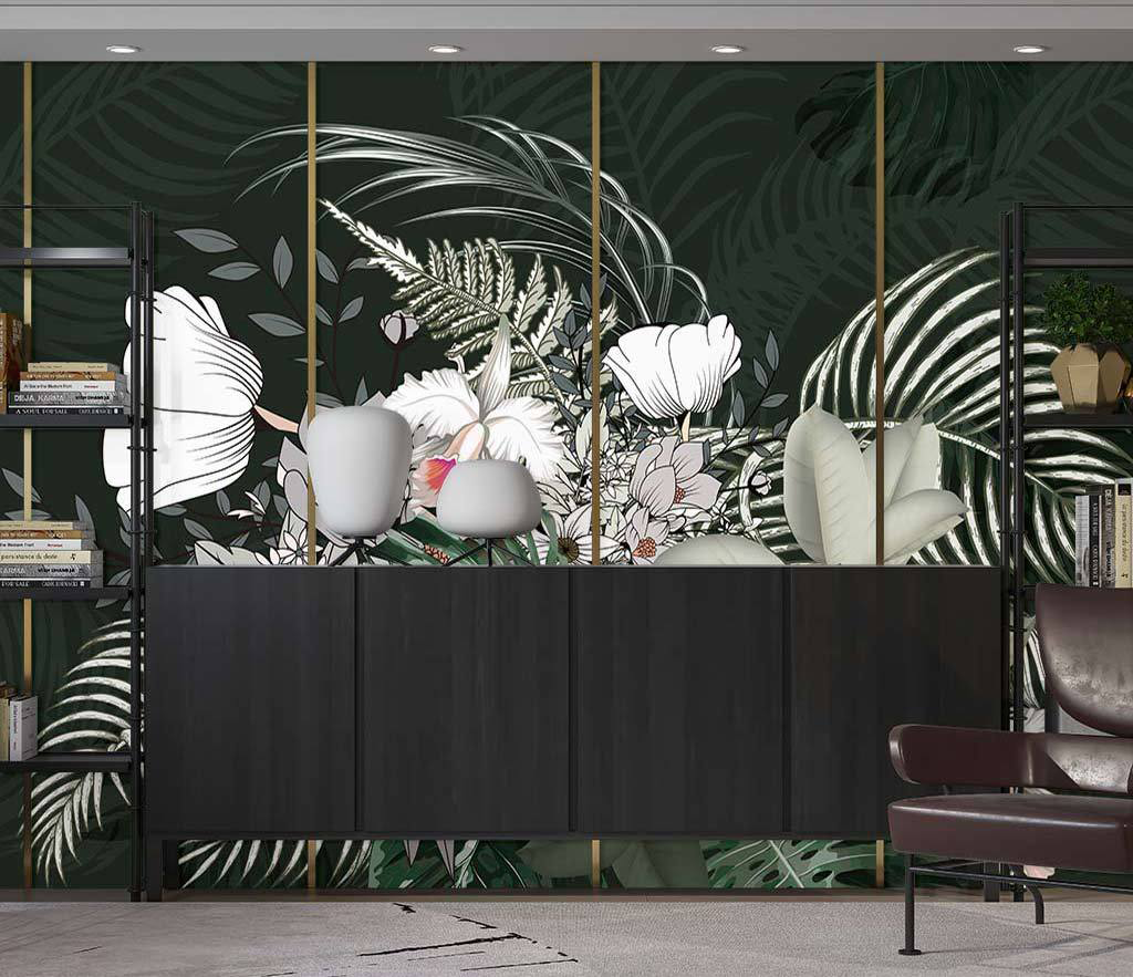 Tropical Wallpaper Murals - Vibrant Paradise Scenes for Bedroom & Living Room Decor | Beach, Palm Tree & Ocean Designs