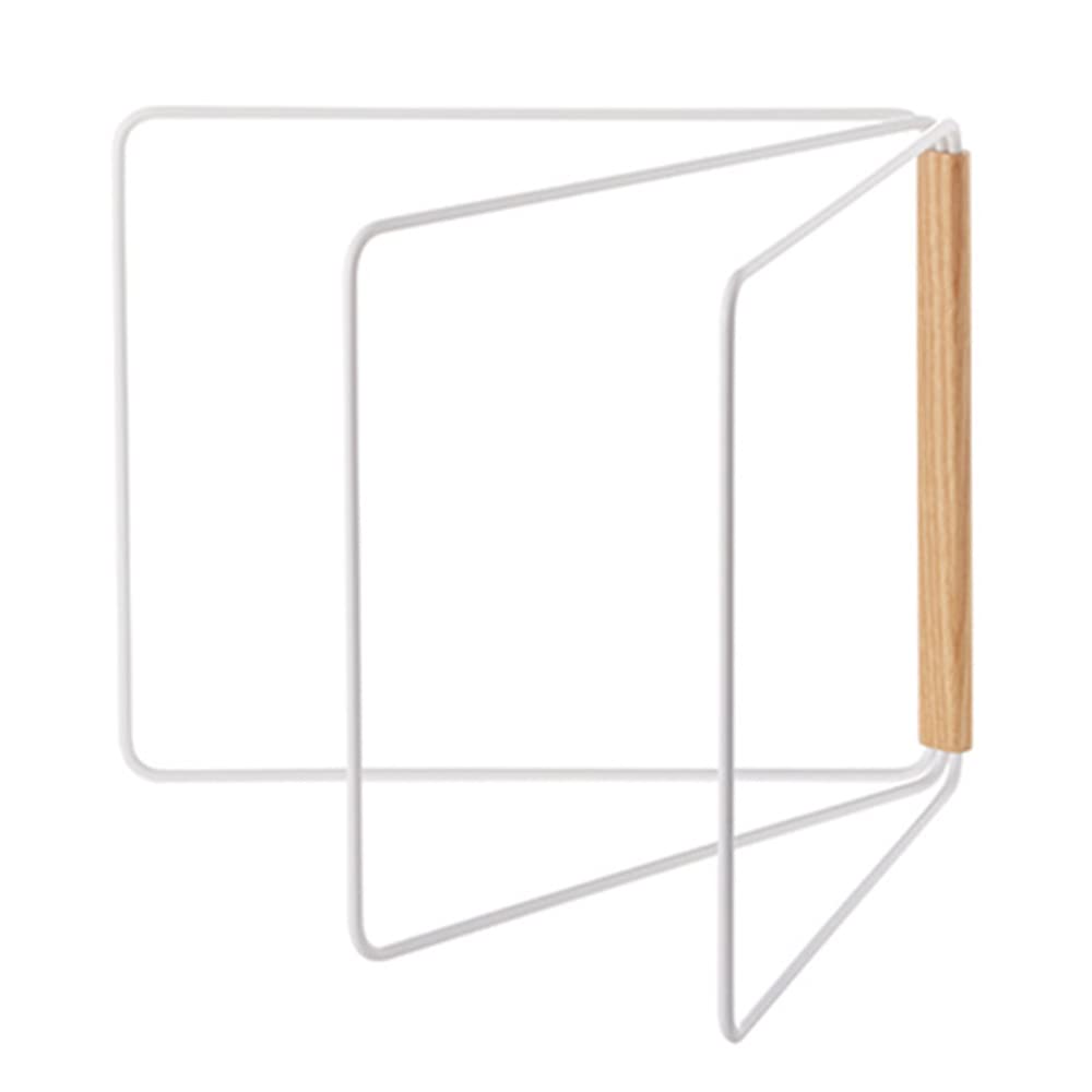 Foldable Wooden Dishcloth Drying Rack with 3 Arms - Kitchen Towel Holder & Hand Towel Organizer for Home, Bathroom - Perfect for Drying Dish Rags, Sponges & Cleaning Cloths