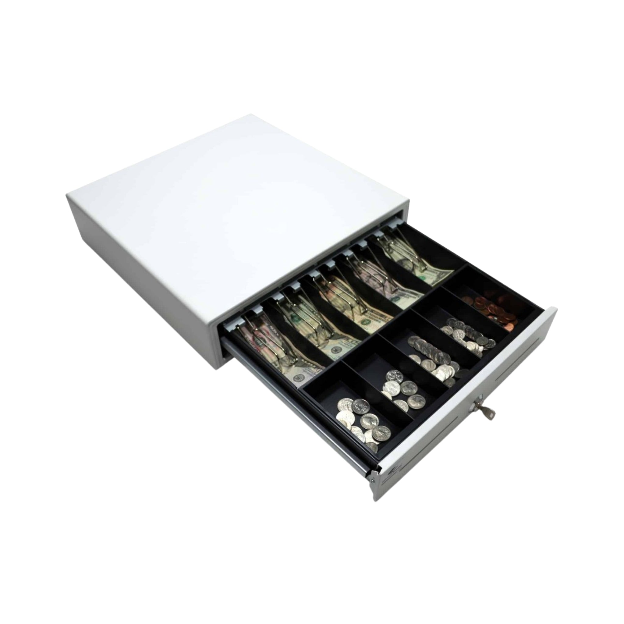APG Arlo 16 Cash Drawer with MultiPRO Interface Cable - Secure Cash Management for Retail Stores, Restaurants & POS Systems (16 Bill Compartments)