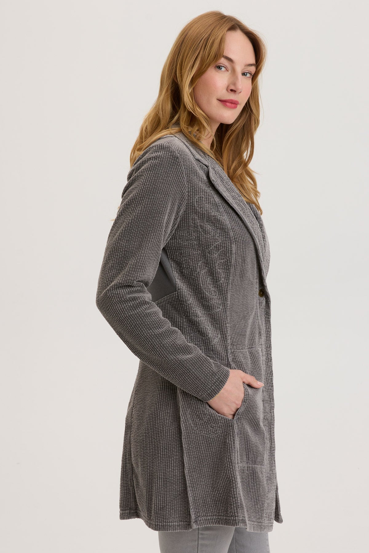 Seema Embroidered Long Coat for Women - Elegant Boho Maxi Jacket with Intricate Floral Patterns | Perfect for Weddings, Parties & Fall Layering