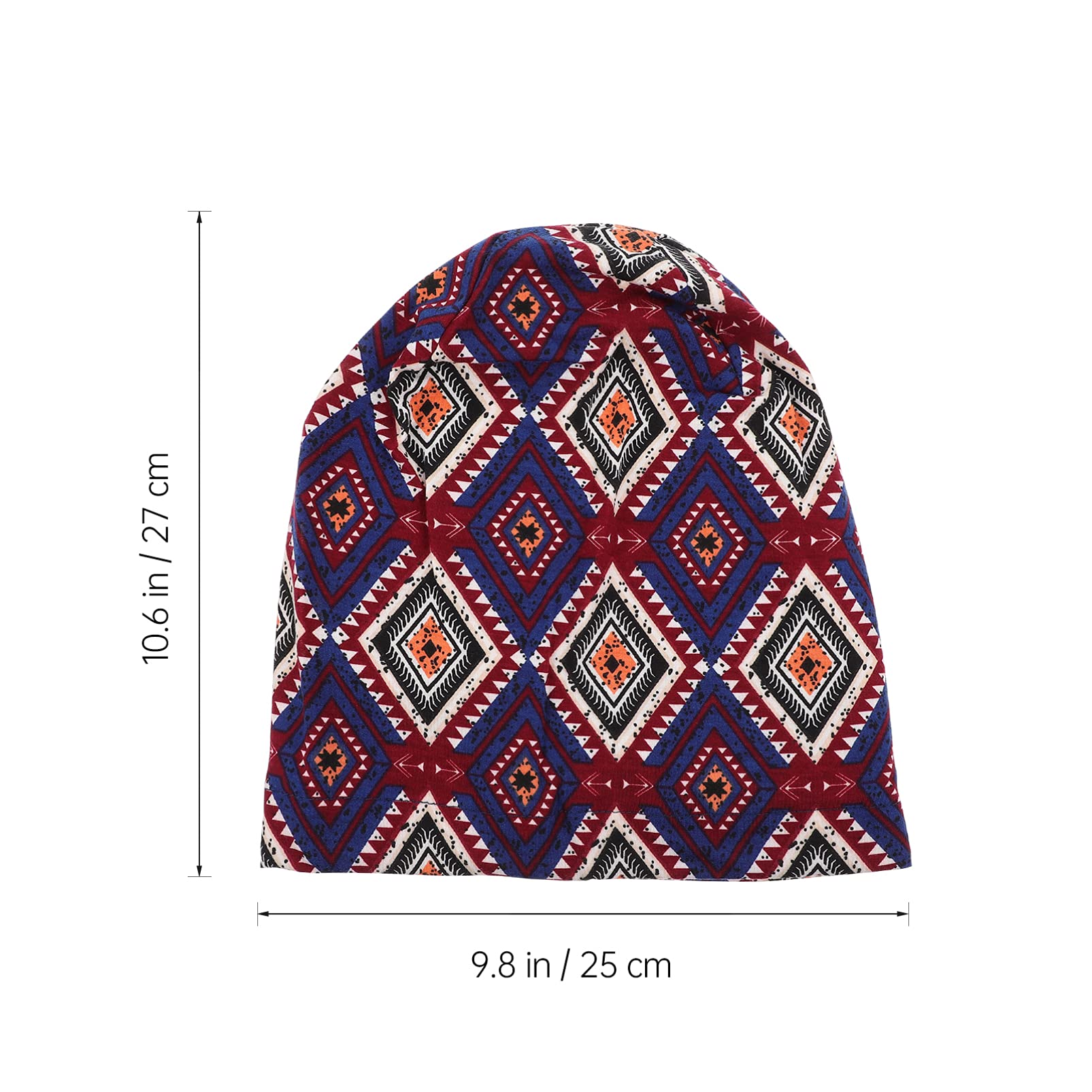FOMIYES Women's Fluffy Cotton Sleeping Hat - Wide Brim Hair Protective Bonnet for Home & Travel Use - Soft Winter Warm Hat for Indoor & Outdoor Activities