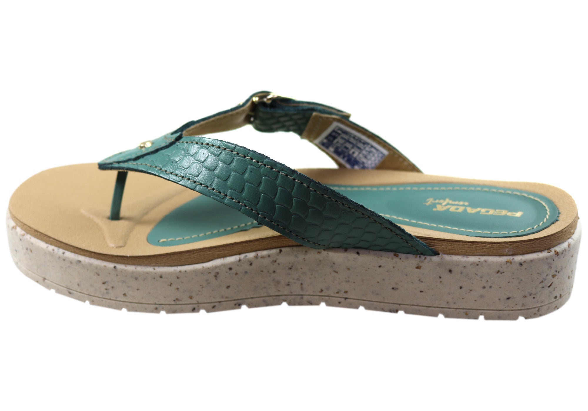 Pegada Explora Women's Comfort Leather Thong Sandals - Made in Brazil - Perfect for Beach, Vacation & Summer Outfits